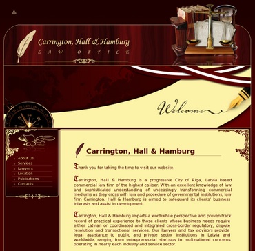 Carrington, Hall & Hamburg Law office, juridiskais birojs, SIA