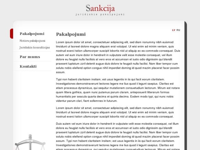 Sankcija, SIA